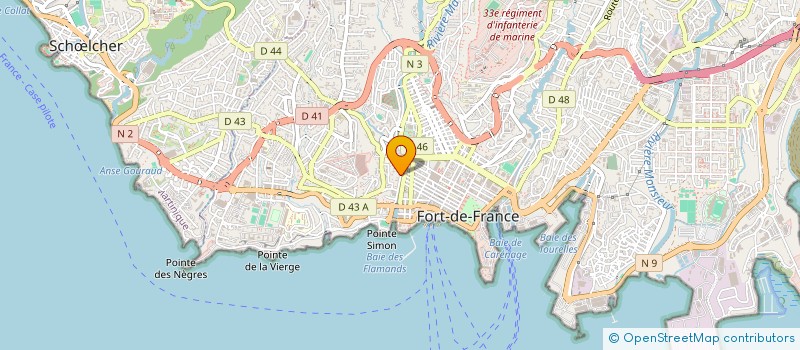 localisation de l'entreprise MONSIEUR JOEL DURIVEAU à FORT-DE-FRANCE