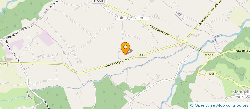 localisation de l'entreprise MONSIEUR JOEL DUTREY  CASTERA-VIGNOLES