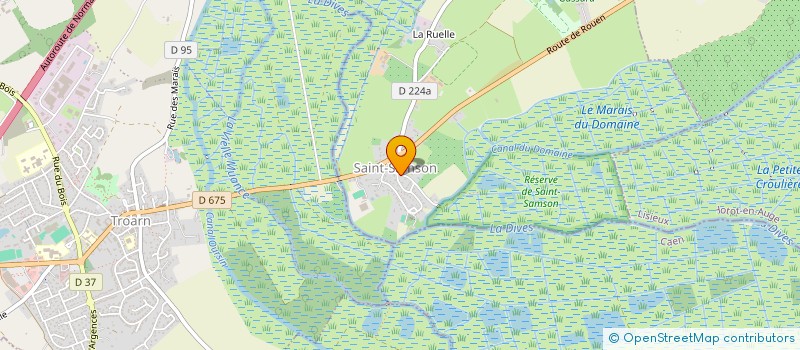 localisation de l'entreprise MONSIEUR JOEL DUVALEROY  SAINT-SAMSON