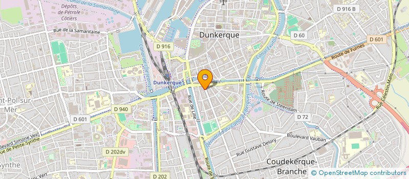 localisation de l'entreprise MONSIEUR JOEL DUVIN à DUNKERQUE
