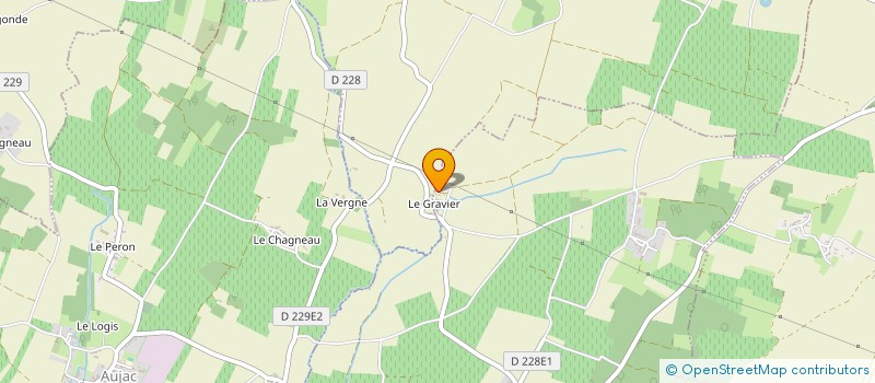 localisation de l'entreprise MONSIEUR JOEL EGRETEAU  COURCERAC