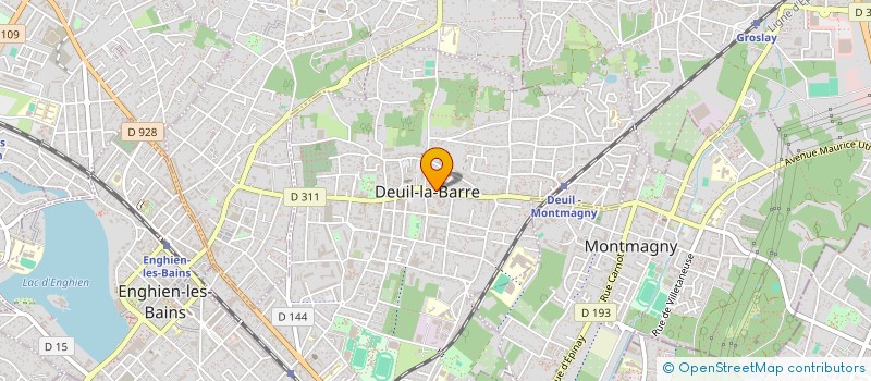 localisation de l'entreprise MONSIEUR JOEL EMERAUD  DEUIL-LA-BARRE