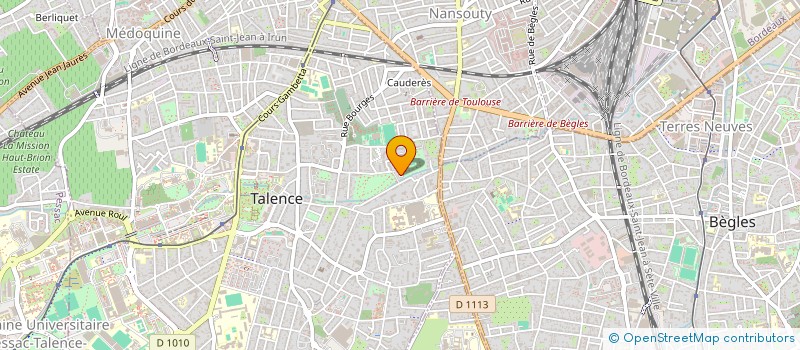 localisation de l'entreprise MONSIEUR JOEL EMERIT  TALENCE