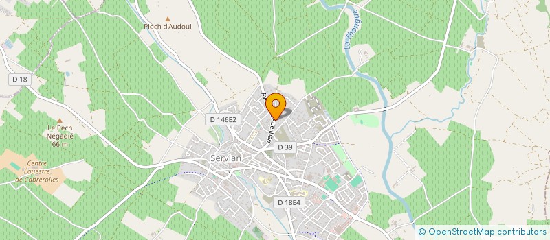localisation de l'entreprise MONSIEUR JOEL ESTEBE à SERVIAN