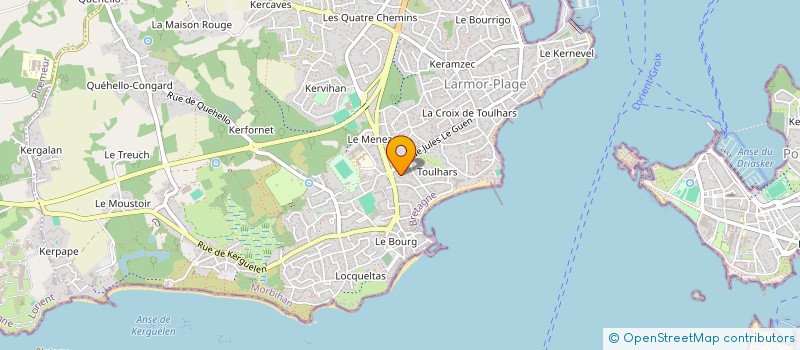 localisation de l'entreprise MONSIEUR JOEL EVANO à LARMOR-PLAGE