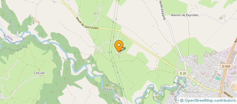 localisation de l'entreprise MONSIEUR JOEL FAGES  GABRIAC