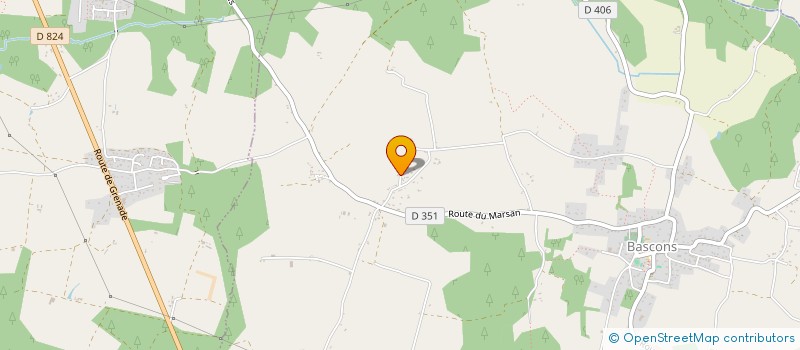 localisation de l'entreprise MONSIEUR JOEL FARINEAU  BASCONS