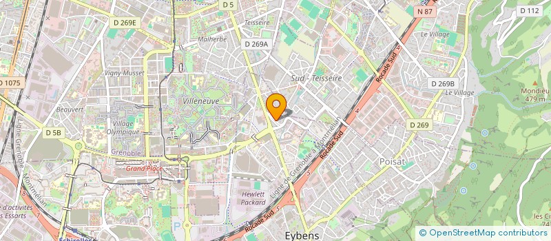 localisation de l'entreprise MONSIEUR JOEL FAUCHE  EYBENS