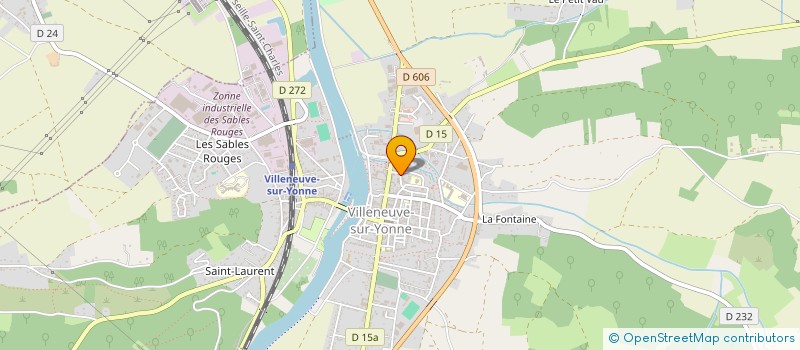 localisation de l'entreprise MONSIEUR JOEL FAUCHEUR à VILLENEUVE-SUR-YONNE