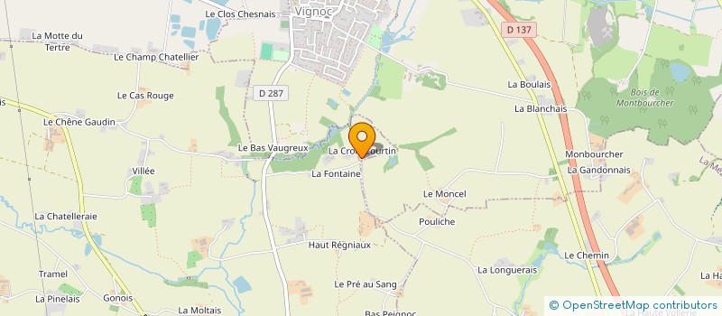 localisation de l'entreprise MONSIEUR JOEL FAUCHOUX  GEVEZE