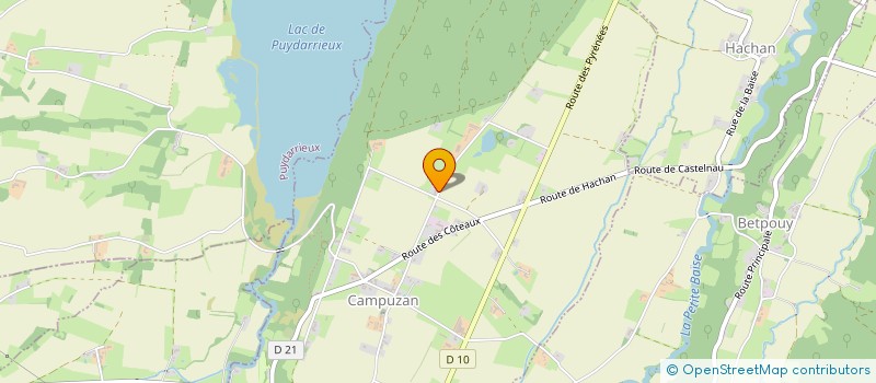 localisation de l'entreprise MONSIEUR JOEL FAULONG  CAMPUZAN