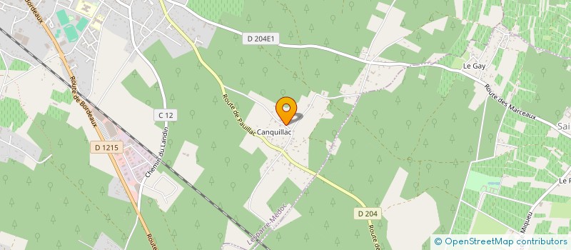 localisation de l'entreprise MONSIEUR JOEL FAUVEAU  LESPARRE-MEDOC