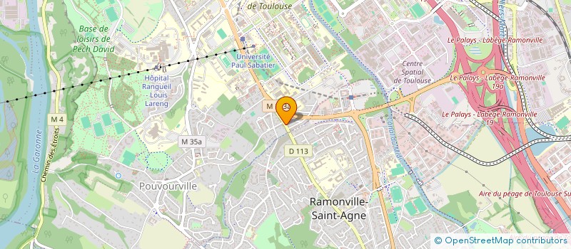 localisation de l'entreprise MONSIEUR JOEL FERAUD  TOULOUSE