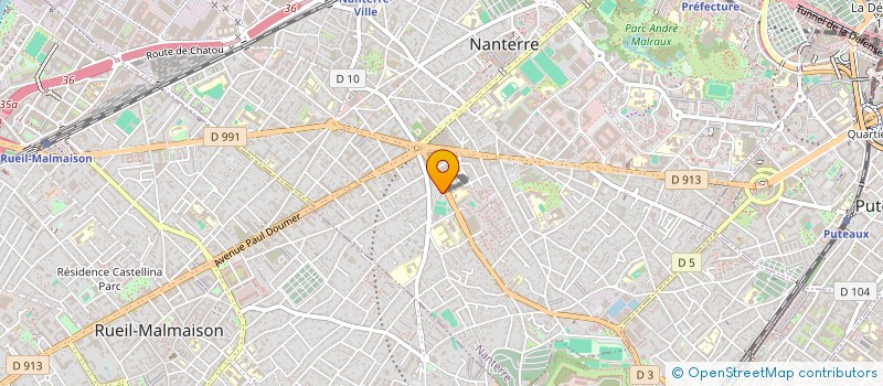 localisation de l'entreprise MONSIEUR JOEL FERNANDES à NANTERRE