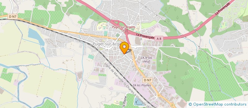 localisation de l'entreprise MONSIEUR JOEL FERRER à PUGET-SUR-ARGENS