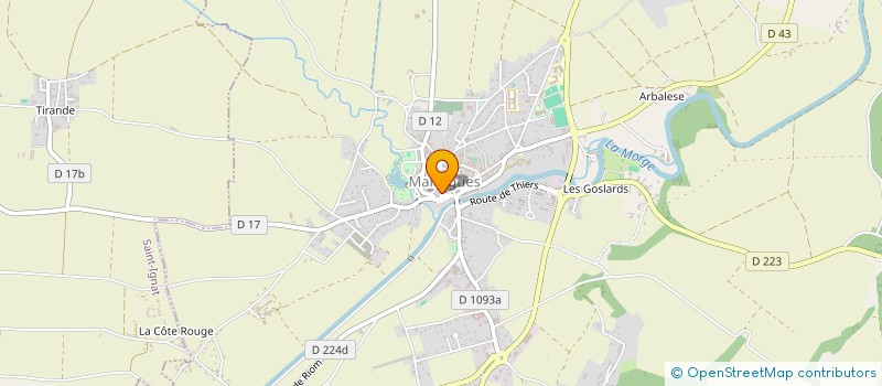 localisation de l'entreprise MONSIEUR JOEL FERRIER  CULHAT