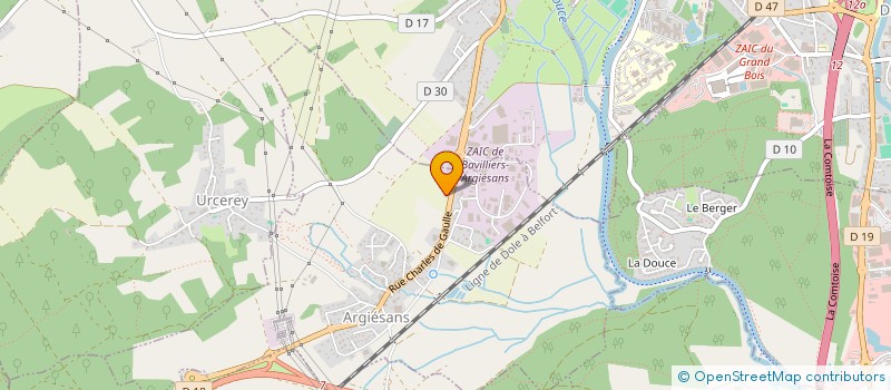 localisation de l'entreprise MONSIEUR JOEL FERRY  HERICOURT