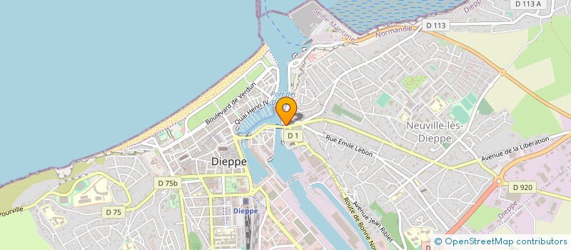 localisation de l'entreprise MONSIEUR JOEL FIZET à DIEPPE