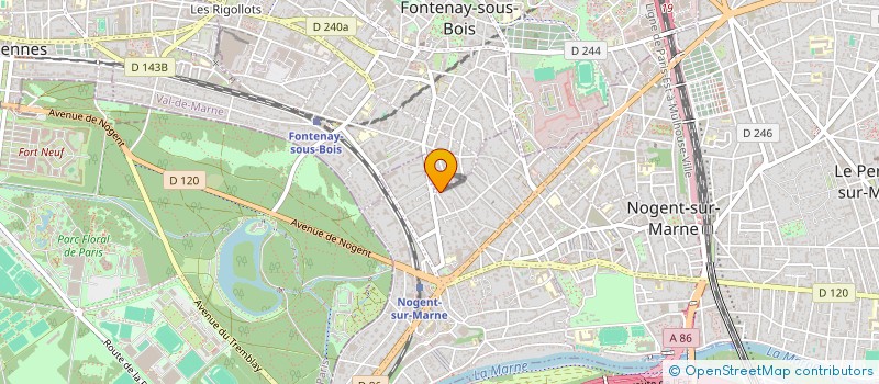 localisation de l'entreprise MONSIEUR JOEL FLESCHER  NOGENT-SUR-MARNE