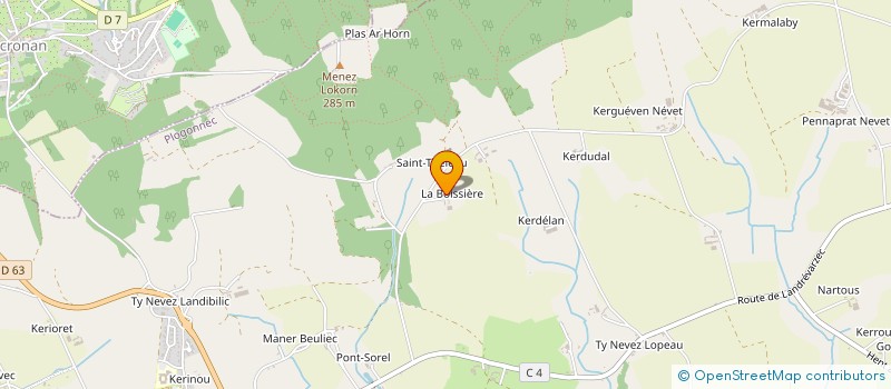 localisation de l'entreprise MONSIEUR JOEL FLOCHLAY  GUENGAT