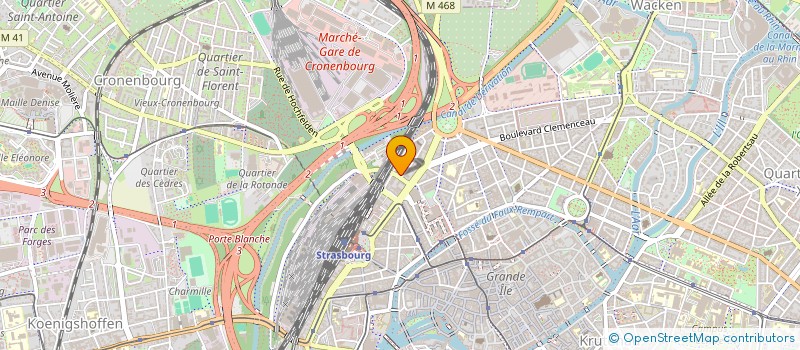 localisation de l'entreprise MONSIEUR JOEL FLORENCE  STRASBOURG