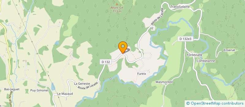 localisation de l'entreprise MONSIEUR JOEL FONDEUR  CHAMBERET