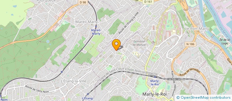 localisation de l'entreprise MONSIEUR JOEL FONTAINE  MARLY-LE-ROI