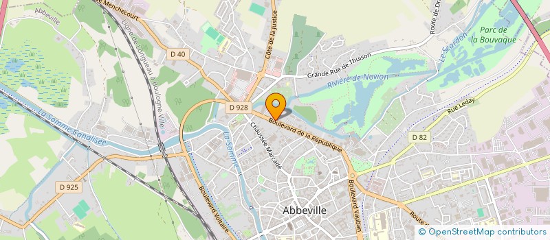 localisation de l'entreprise MONSIEUR JOEL FONTAINE  ABBEVILLE