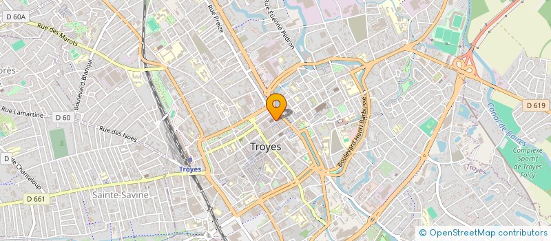 localisation de l'entreprise MONSIEUR JOEL FONTAINE à TROYES