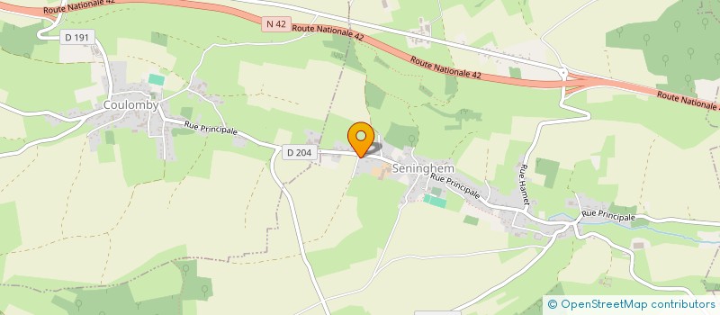 localisation de l'entreprise MONSIEUR JOEL FOULON  SENINGHEM