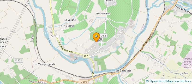 localisation de l'entreprise MONSIEUR JOEL FOULQUIER à SIREUIL