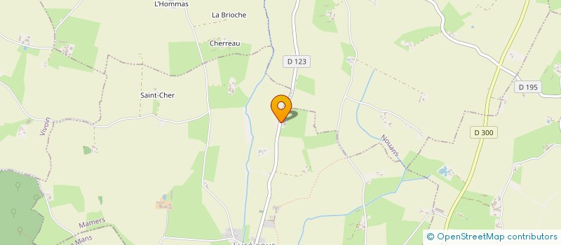 localisation de l'entreprise MONSIEUR JOEL FOUQUE  LUCE-SOUS-BALLON