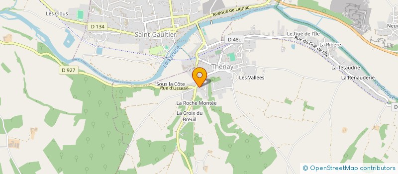 localisation de l'entreprise MONSIEUR JOEL FOURNIER à THENAY