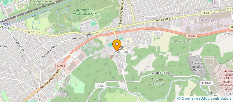 localisation de l'entreprise MONSIEUR JOEL FRANCIS CAMILLE OUEDRAOGO  VAUJOURS