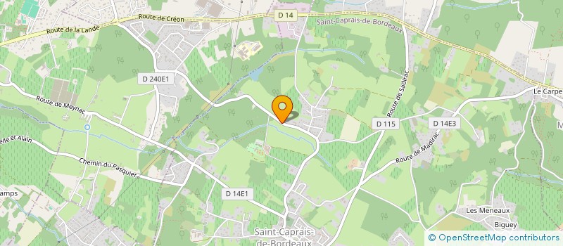 localisation de l'entreprise MONSIEUR JOEL FRASCHINI  SAINT-CAPRAIS-DE-BORDEAUX