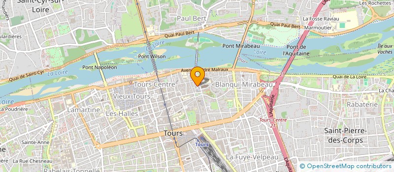 localisation de l'entreprise MONSIEUR JOEL FREDERIC à TOURS
