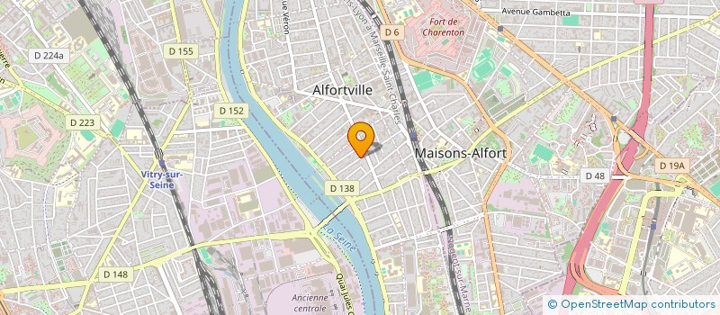 localisation de l'entreprise MONSIEUR JOEL FREDERIK MULLER  ALFORTVILLE