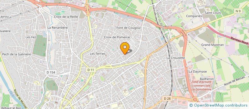 localisation de l'entreprise MONSIEUR JOEL FREEMAN  BEZIERS