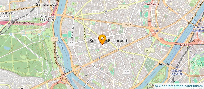 localisation de l'entreprise MONSIEUR JOEL FREYMOND à BOULOGNE-BILLANCOURT
