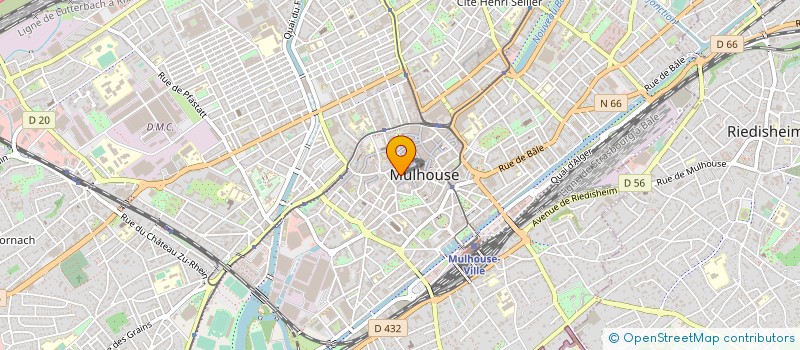 localisation de l'entreprise MONSIEUR JOEL FRITSCHY à MULHOUSE