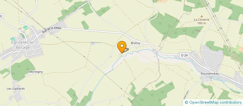 localisation de l'entreprise MONSIEUR JOEL FROT  EGRISELLES-LE-BOCAGE