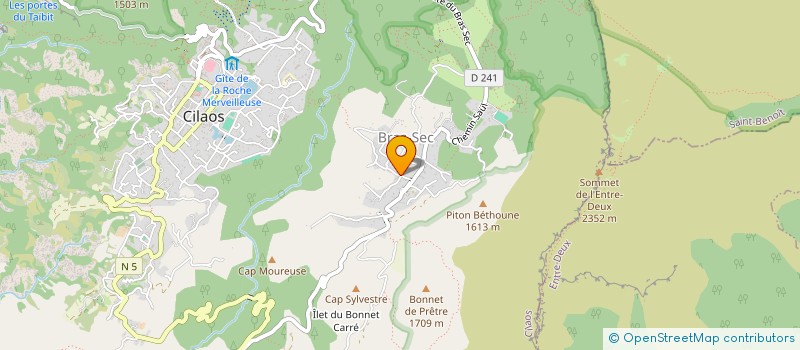 localisation de l'entreprise MONSIEUR JOEL FRUTEAU DE LACLOS à CILAOS