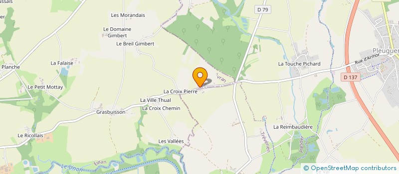 localisation de l'entreprise MONSIEUR JOEL GABILLARD  EVRAN