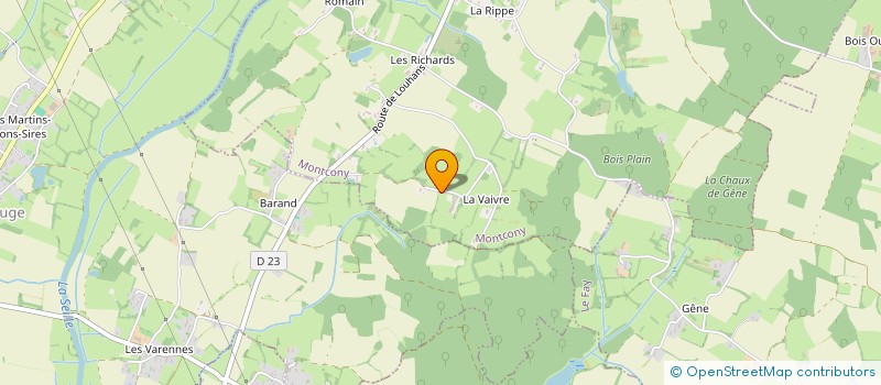 localisation de l'entreprise MONSIEUR JOEL GACON  MONTCONY