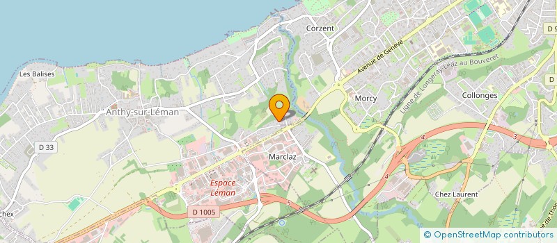 localisation de l'entreprise MONSIEUR JOEL GAHAN  LA VERNAZ