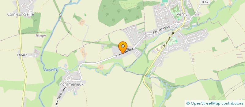 localisation de l'entreprise MONSIEUR JOEL GAILLARD  COIN-SUR-SEILLE