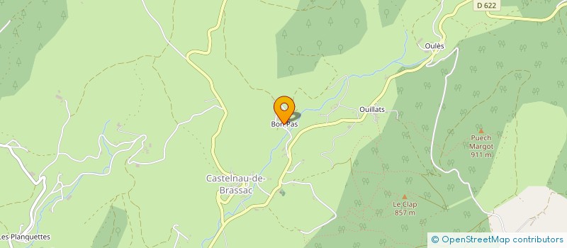 localisation de l'entreprise MONSIEUR JOEL GALIBERT  FONTRIEU