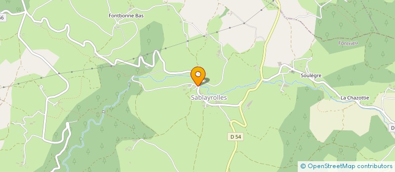 localisation de l'entreprise MONSIEUR JOEL GALIBERT  FONTRIEU