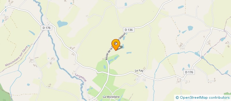 localisation de l'entreprise MONSIEUR JOEL GALLARD  LARGEASSE