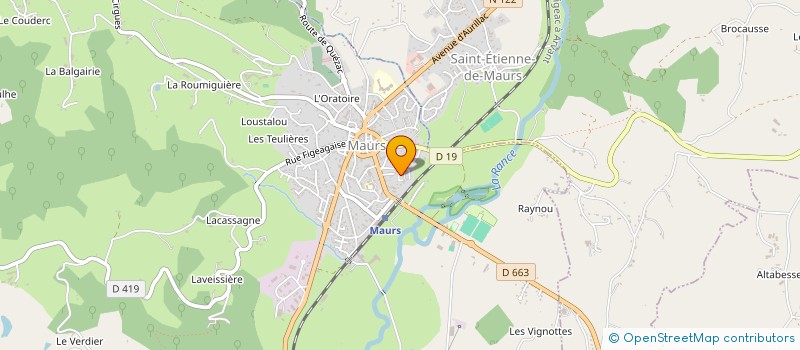 localisation de l'entreprise MONSIEUR JOEL GALLOIS à MAURS